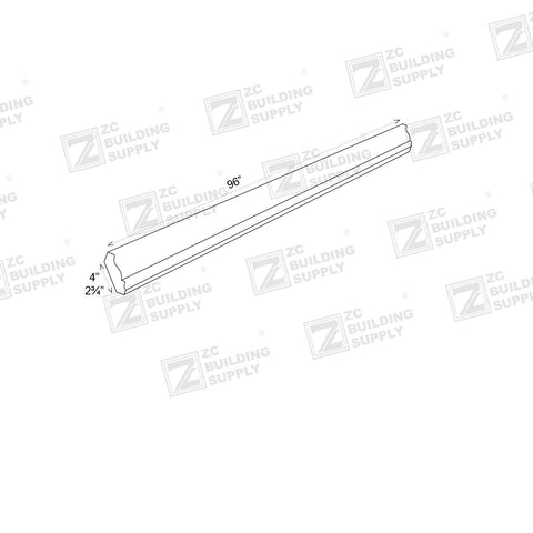 Ethan GreenCrown Molding   96"x 2 3/4" - ZCBuildingSupply