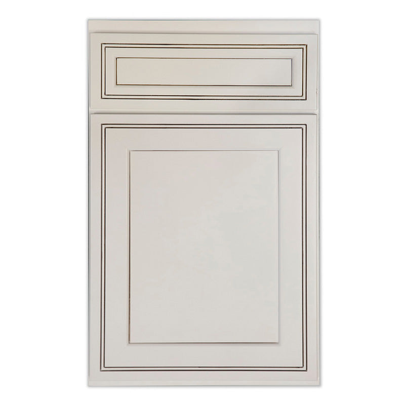 Base 36" - Classic White 36 Inches 3 Drawer Base Cabinet