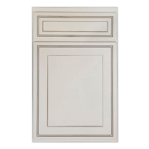 Base 27" - Classic White 27 Inches 2 Drawer Base Cabinet