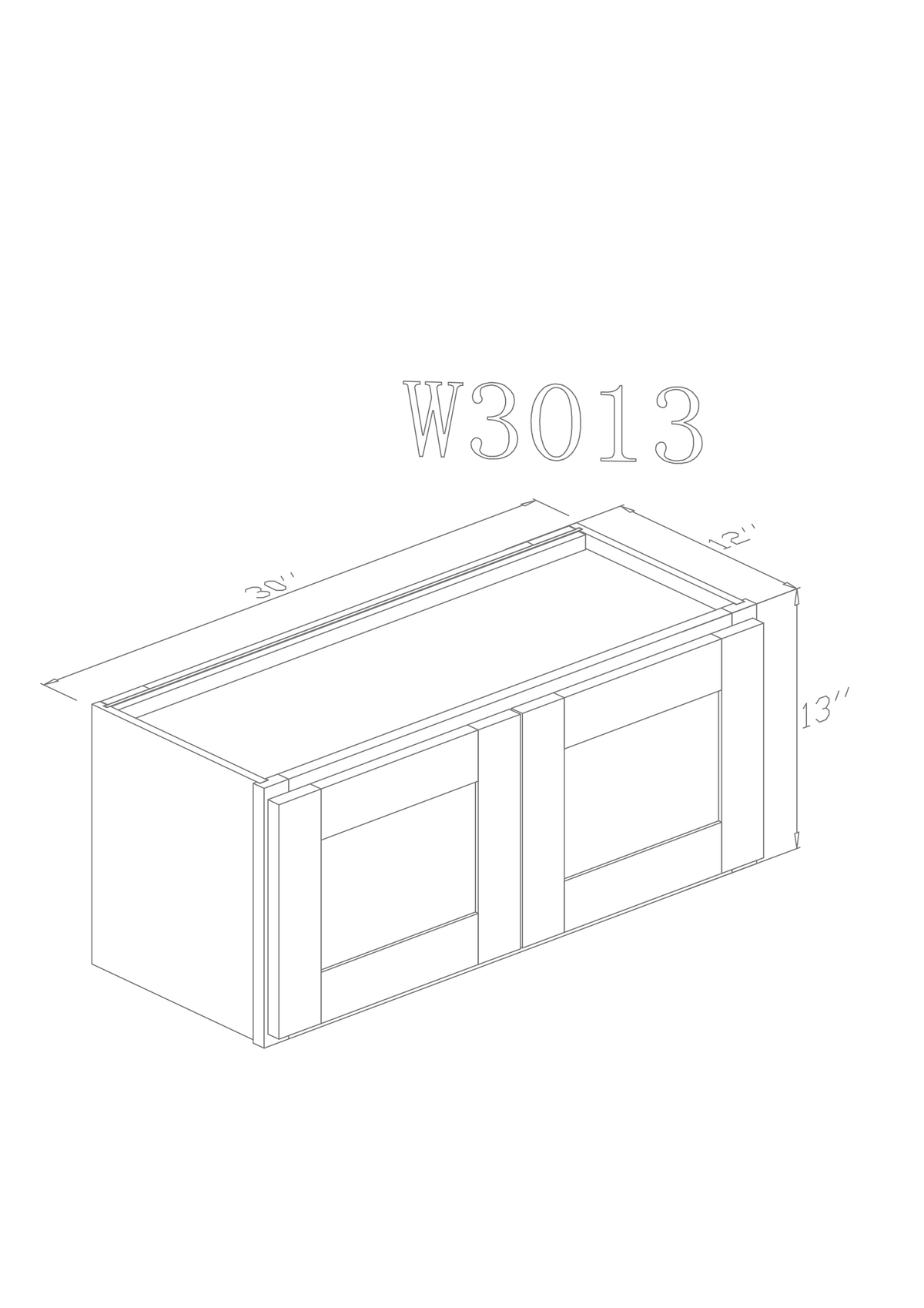 Wall 30" - Natural Shaker 30 Inch Wall Stove Cabinet - ZCBuildingSupply