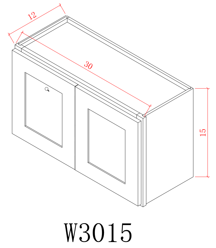 Wall 30" - Hunter Green 30 Inch Wall Stove Cabinet - ZCBuildingSupply