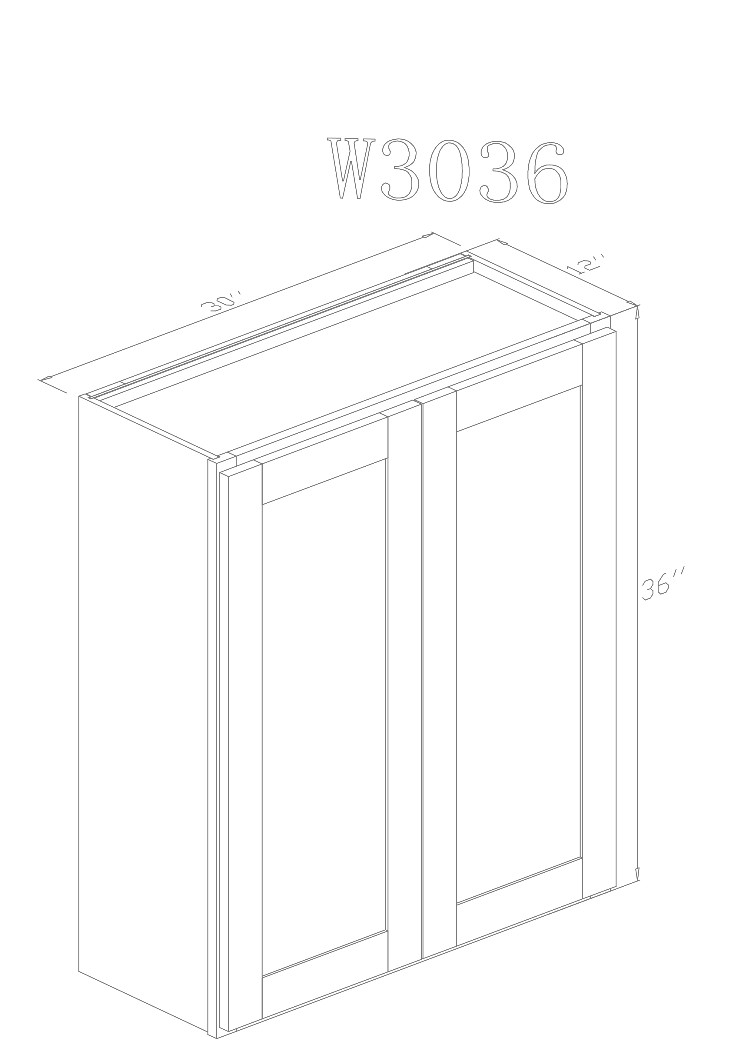 Wall 30" - Natural Shaker 30 Inch Wall Cabinet - ZCBuildingSupply