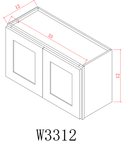 Wall 33" - Cognac 33 Inch Wall Cabinet