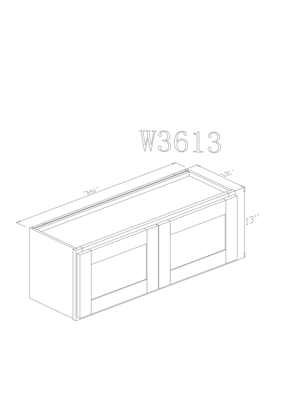 Wall 36" - Honey Oak 36 Inch Wall Refrigerator Cabinet(12") - ZCBuildingSupply