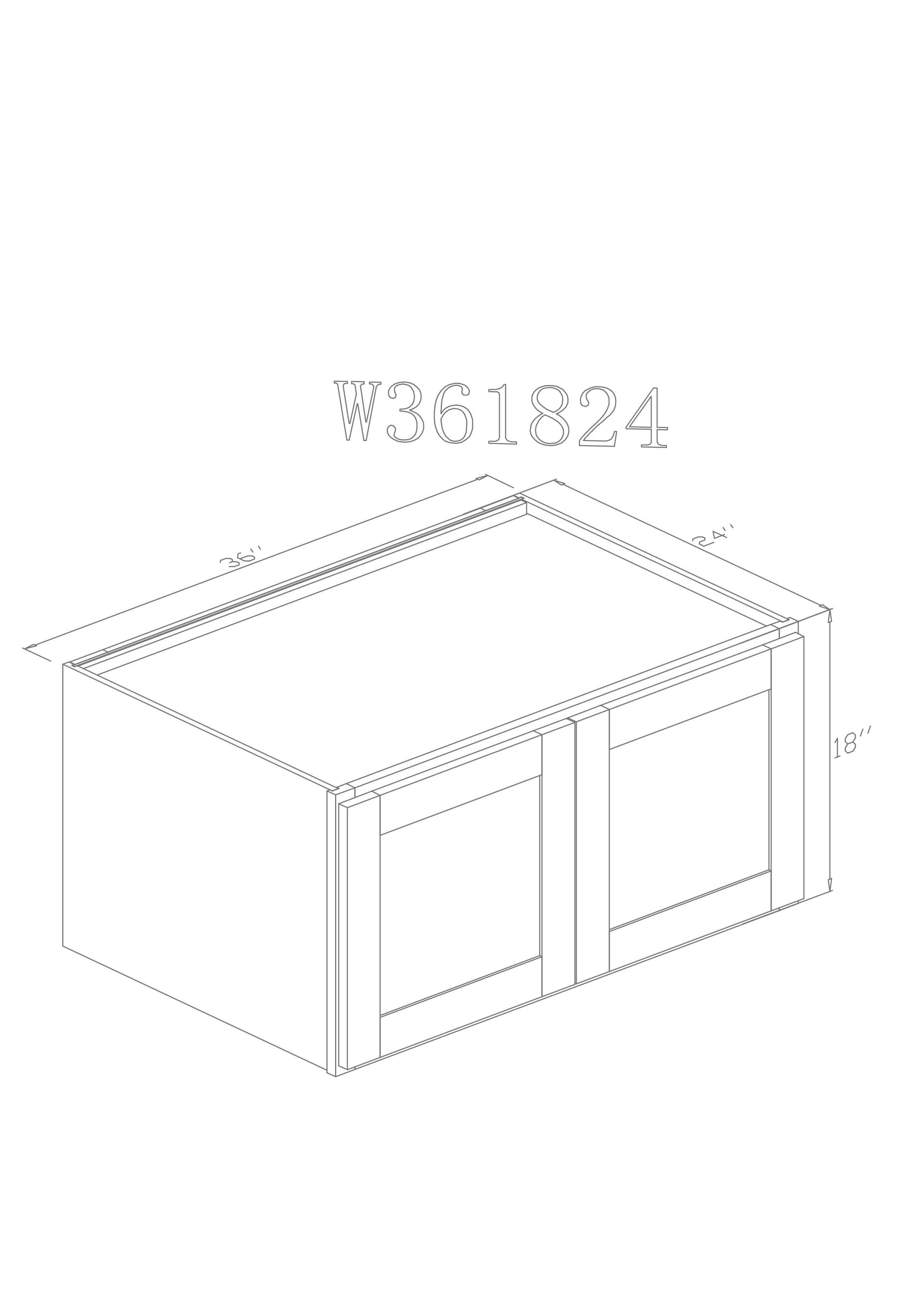 Wall 36" - Hunter Green 36 Inches Wall Refrigerator Cabinet(24"D)