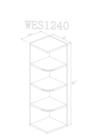 Wall 12" - Hunter Green 12 Inch Wall Shelf Cabinet - ZCBuildingSupply