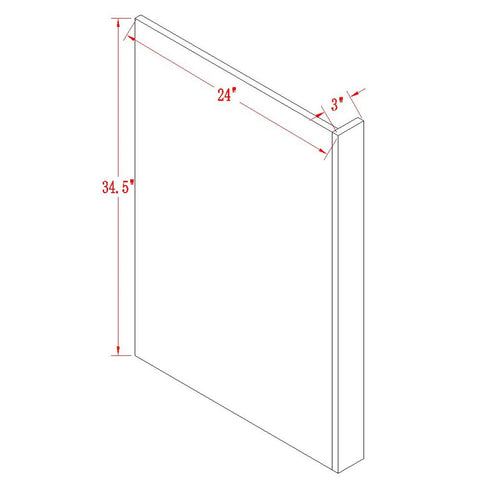 Hunter GreenDishwasher Panel for Framed Kitchen Cabinet - ZCBuildingSupply