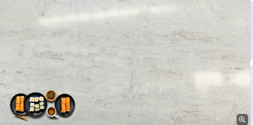 2cm Quartz Ocean White Countertop - Self Pick Up Only